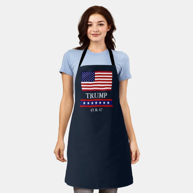 DELANTAL DE COCINA DEL PRESIDENTE DONALD TRUMP (Gastado)