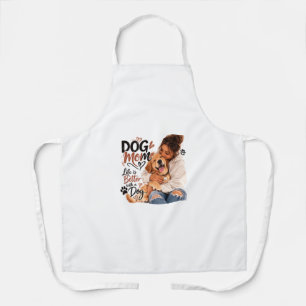 Delantal de cocina Dog Mom Kitchen – Delantal de c