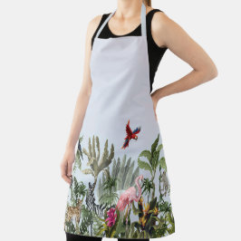 Delantal de Cocina Fauna y Flora de la Selva Tropi