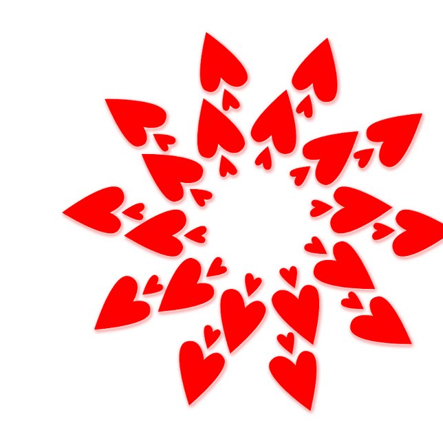 Delantal de cocina Feliz San Valentín Corazones Es (Subido por el creador)