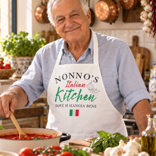 Delantal de Cocina Italiana de Nonno - Dove Si Man