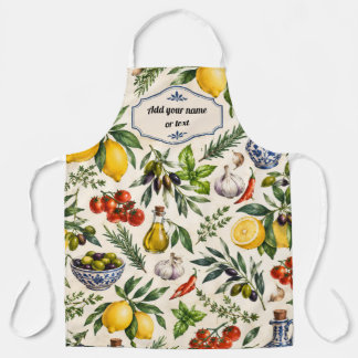 Delantal de cocina italiano personalizado - Medite