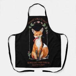 Delantal de cocina King of the Grill Spicy Fox BBQ