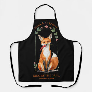 Delantal de cocina King of the Grill Spicy Fox BBQ
