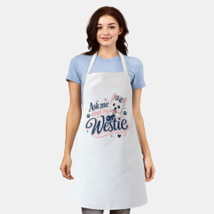 Delantal de cocina lindo West Highland White Terri