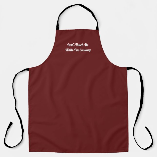 Delantal de cocina manos fuera (Anverso)