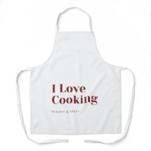 Delantal de cocina 'Me encanta cocinar' Ropa de co