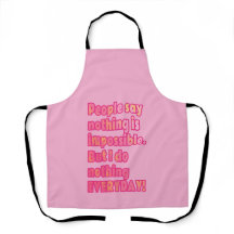 Delantal de cocina no hago nada todos los días