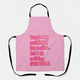 Delantal de cocina no hago nada todos los días