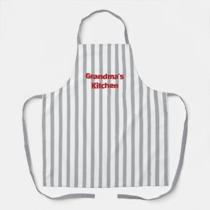 Delantal de cocina para abuela - Regalo de rayas p