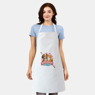 Delantal de cocina para amantes de las mascotas li