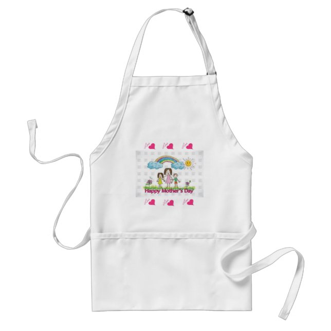 Delantal de cocina para el Día de la Madre (Frente)