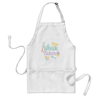 Delantal de cocina pastel divertido 'Whisk Taker'