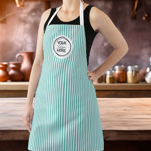 Delantal de Cocina Personalizado con Pinstripe Ver (Subido por el creador)