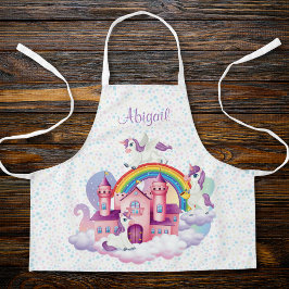 Delantal de Cocina Personalizado de Unicornio para
