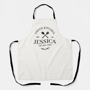 Delantal de cocina personalizado para familia con