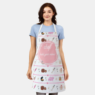 Delantal de cocina Pink Chef Cocina de pastelerí