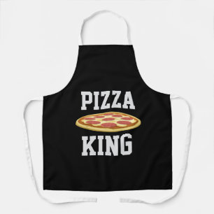 DELANTAL DE COCINA PIZZA KING PAPÁ PARA NAVIDAD