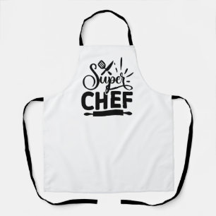 Delantal de cocina Super Chef con herramientas