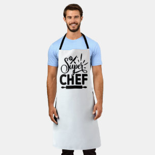 Delantal de cocina Super Chef con herramientas