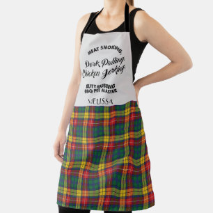 Delantal de cocina Tartán de Plaid Clan Buchanan