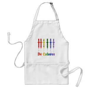 Delantal De Colores Melting Crayons Apron