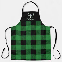 Delantal de Cuadro Verde Buffalo Check