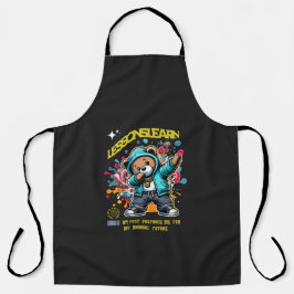 Delantal de estampado total DABBING FUTURE LESSONS