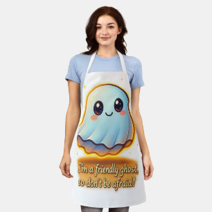 Delantal de Fantasma Amigable – Regalo de Cocina d