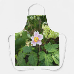 Delantal de flores silvestres rosadas Cocina flo