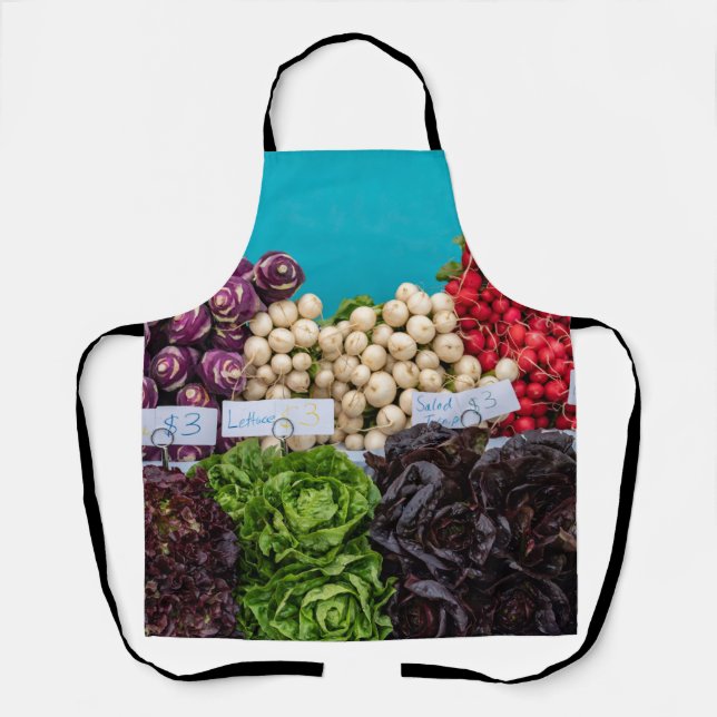 Delantal de Fotografía de Verduras Frescas (Anverso)