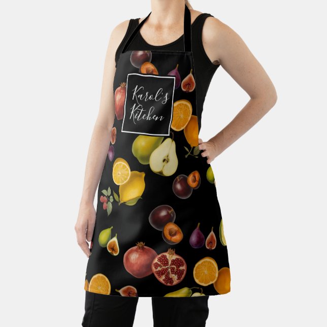 Delantal de Frutas Vintage (Personalizable) (in situ)