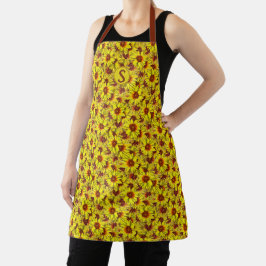 Delantal de girasol