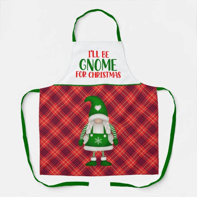 Delantal de Gnome de Navidad (Anverso)