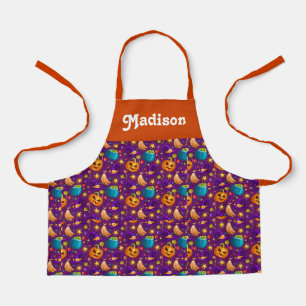 delantal de Halloween personalizado para los niños