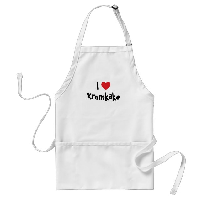 Delantal de I Love Krumkake (Frente)