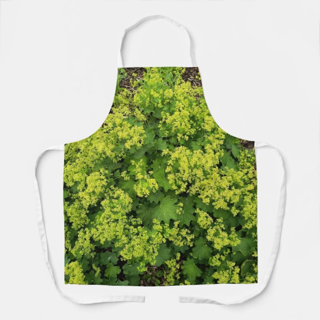 Delantal de jardín floral verde (Anverso)