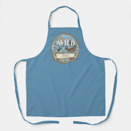 Delantal de Jardín Salvaje Azul - Diseño Personali
