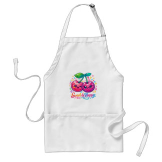 Delantal de jardinería de cerezas Kawaii lindas