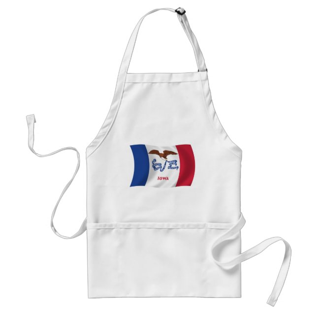 Delantal de la bandera de Iowa (Frente)