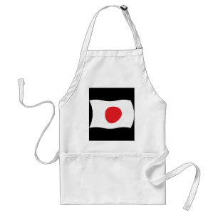 Delantal de la bandera de Japón
