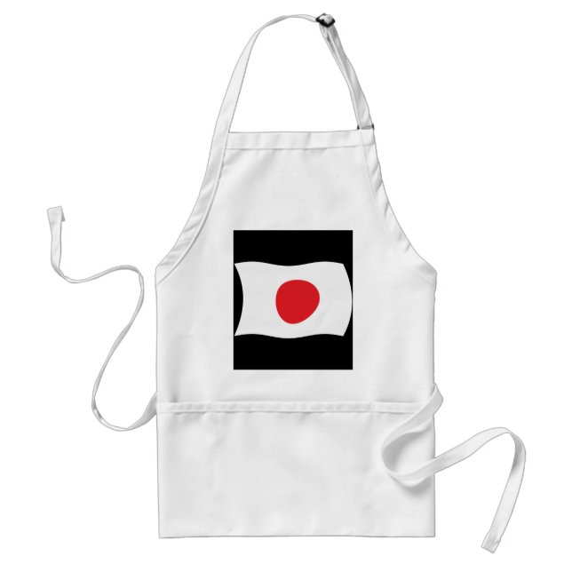 Delantal de la bandera de Japón (Frente)