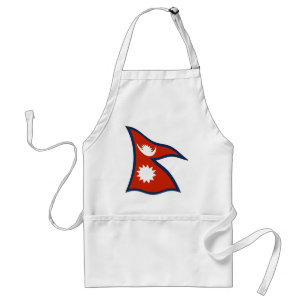 Delantal de la Bandera de Nepal