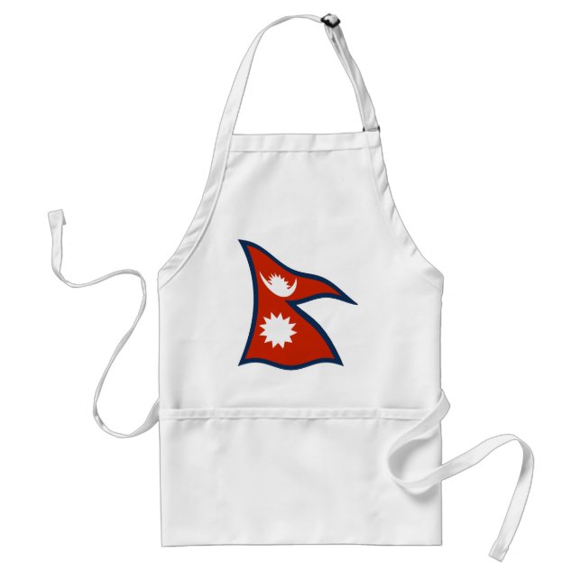 Delantal de la Bandera de Nepal (Frente)