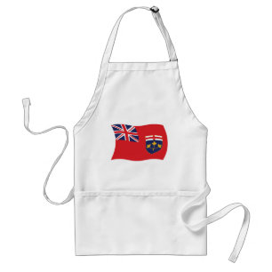Delantal de la bandera de Ontario
