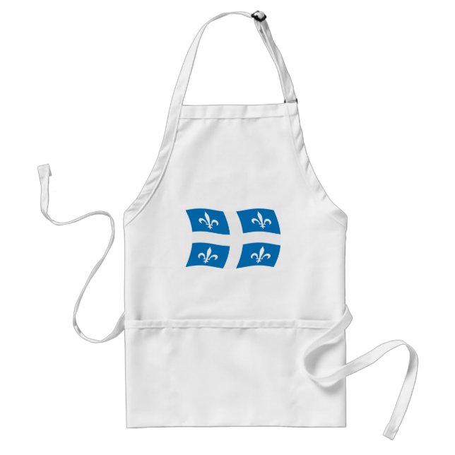Delantal de la bandera de Quebec (Frente)