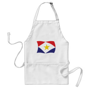 Delantal de la bandera de Saba