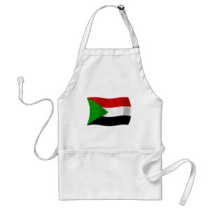 Delantal de la bandera de Sudán