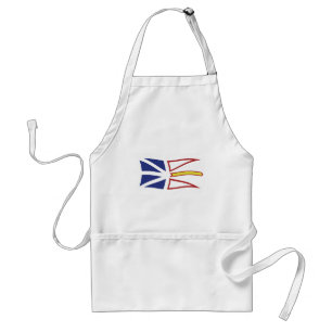 Delantal de la bandera de Terranova y Labrador