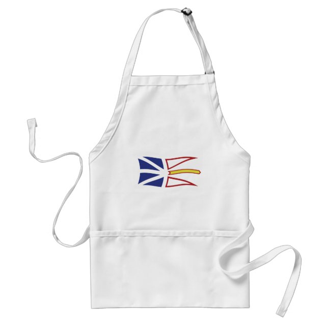 Delantal de la bandera de Terranova y Labrador (Frente)